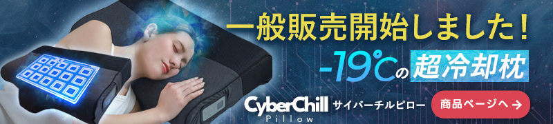 水冷まくら「サイバーチルピロー」