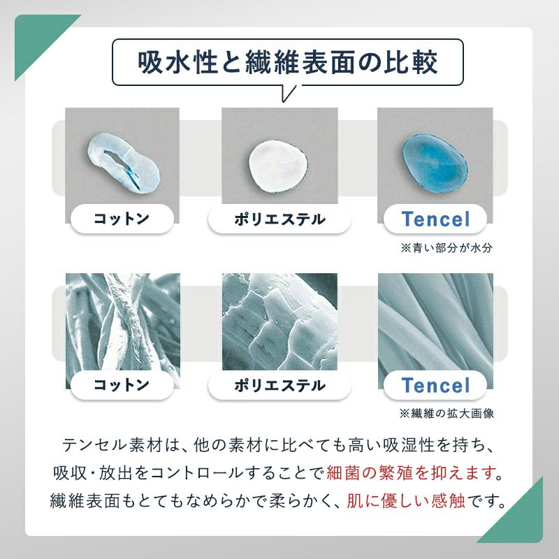 吸水性抜群の枕カバー