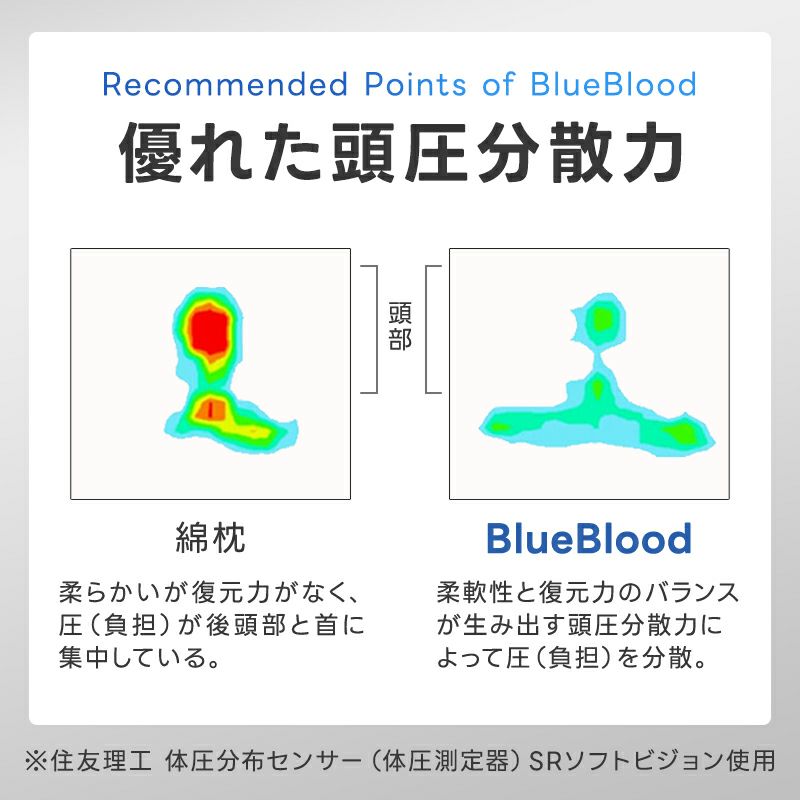 さらに進化したBlueBlood ［新・ブルーブラッド3D体感ピロー］｜【公式