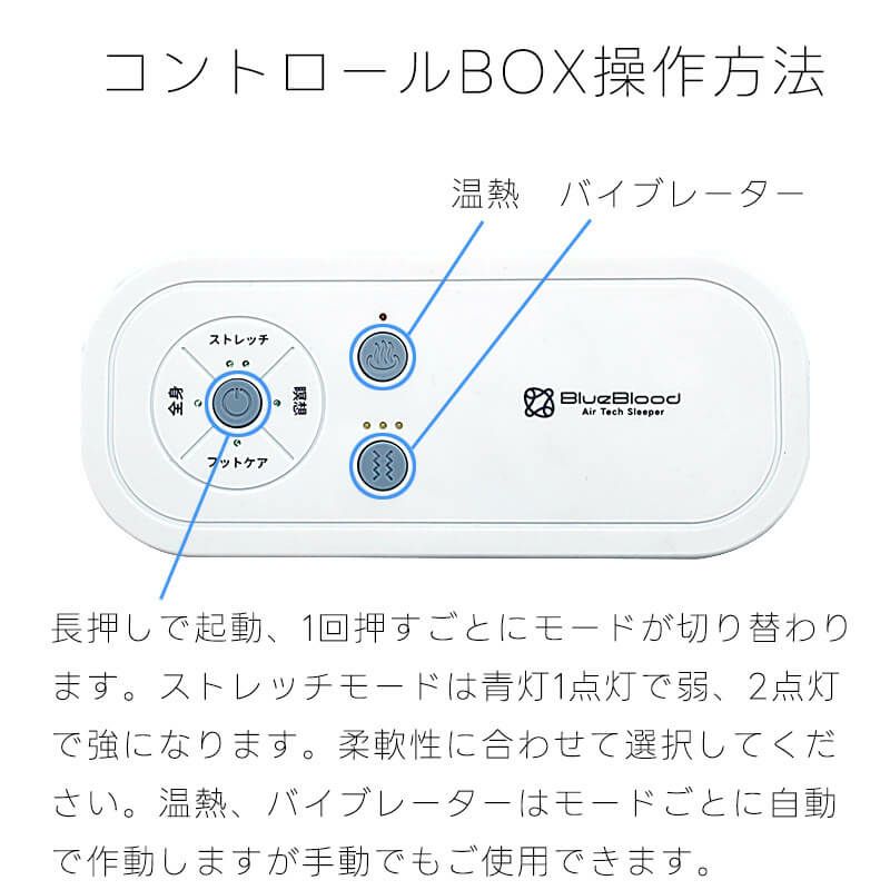 寝るだけストレッチで入眠環境を整えるBlueBloodエアテックスリーパー