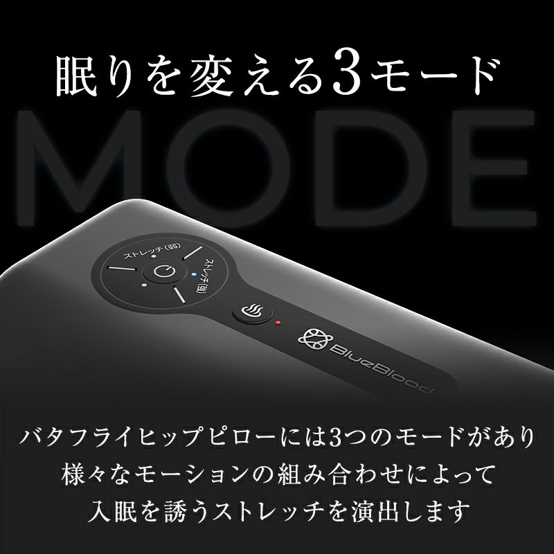 眠りを変える3つのモード