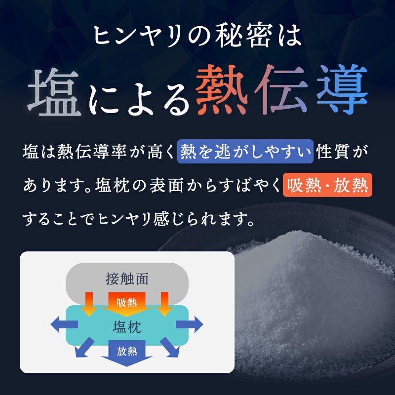 ヒンヤリ塩枕