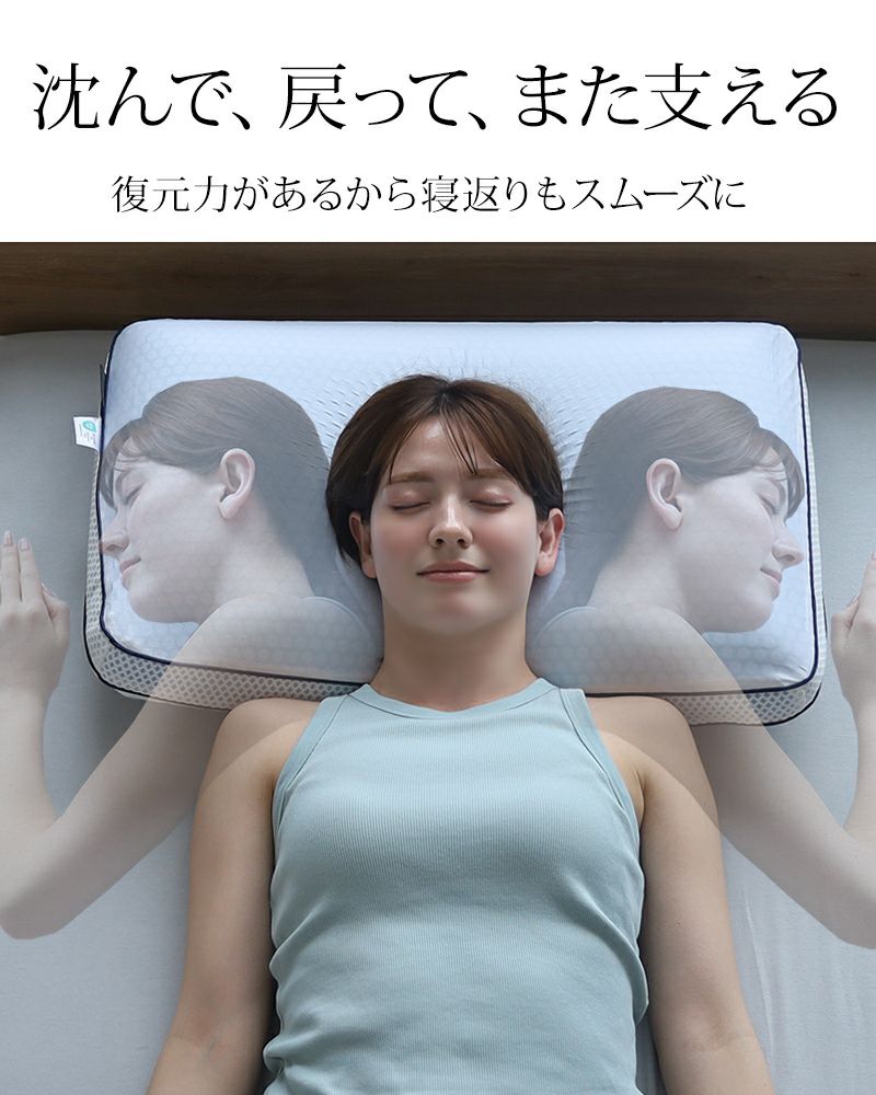 温度調整機能付き冷感まくらチルリズム